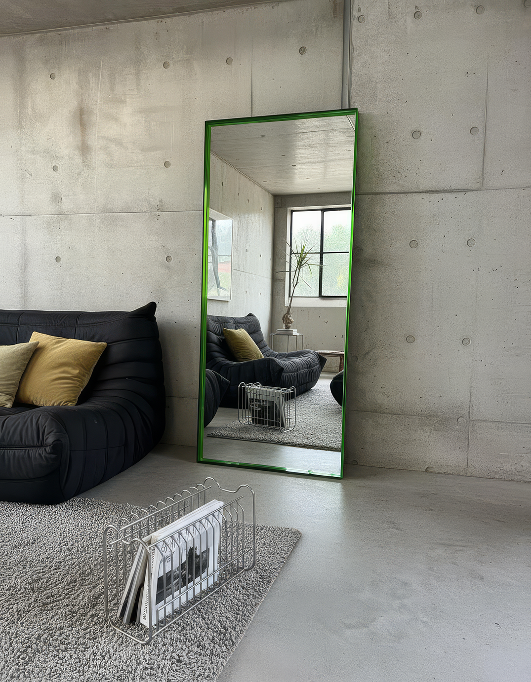 Mirror with acrylic edge - Icy Blue inspiration 5